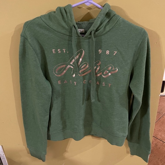 Aeropostale Hoodie and pant set yellow/green Size Small - Picture 6 of 8